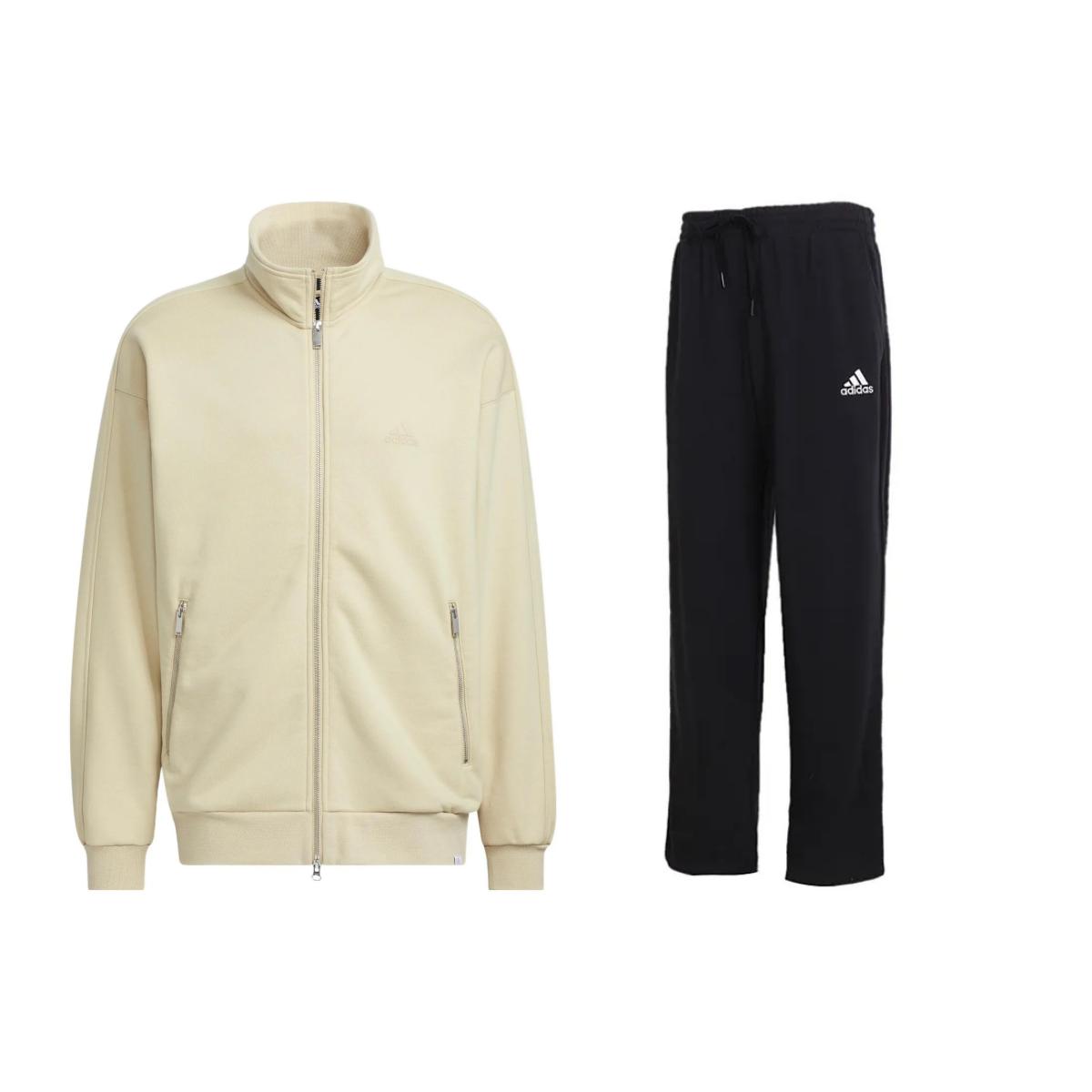 Adidas Solid Color Stand Collar Zip Long Sleeve Top And Solid Color Logo Elastic Waist Long Pants Casual Sports Suit Men Sets IK3463+GK9273 XL
Adidas Solid Color Stand Collar Zip Long Sleeve Top And Solid Color Logo Elastic Waist Long Pants Casual Sports Suit Men Sets IK3463+GK9273 XL