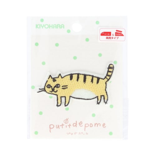 KIYOHARA Petit Depaume Seal & Термоаппликация нашивка полосатая кошка ширина 67 мм x высота 35 мм PTM-520
KIYOHARA Petit Depaume Seal & Термоаппликация нашивка полосатая кошка ширина 67 мм x высота 35 мм PTM-520