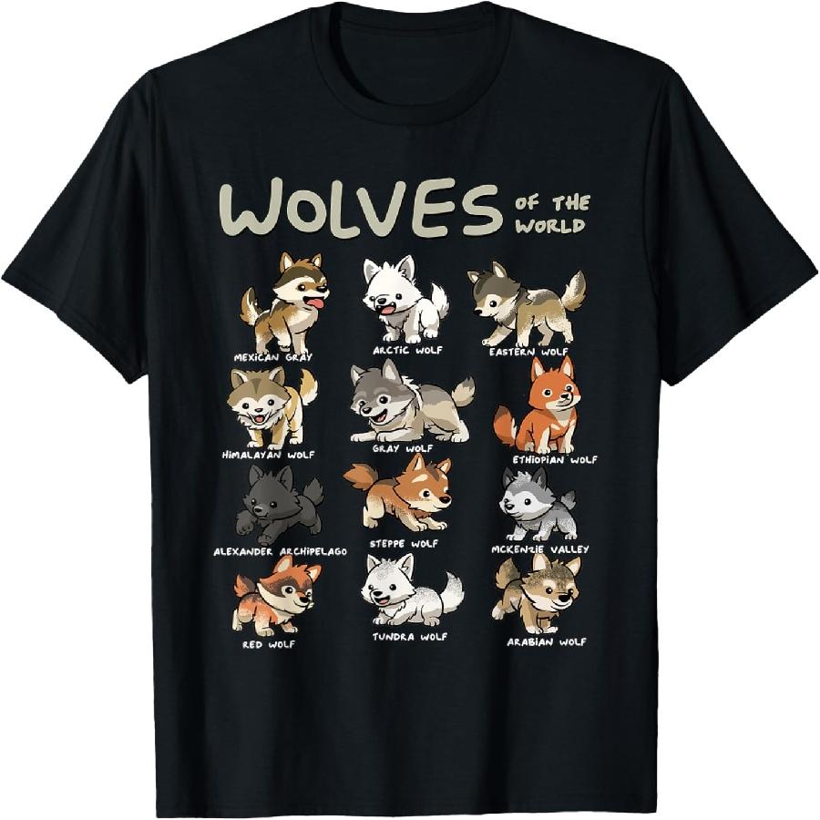 Chibi Wolf Wolves Animals of the World Wolf Lover T-Shirt XXXXXL чорний
Chibi Wolf Wolves Animals of the World Wolf Lover T-Shirt XXXXXL чорний