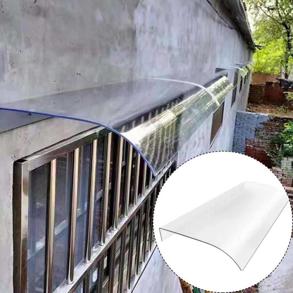 Window Canopy PC Outdoor Porch Awning Sturdy with Screws Door Awning Shade Rain Snow Protection No Brackets Door Canopy
Window Canopy PC Outdoor Porch Awning Sturdy with Screws Door Awning Shade Rain Snow Protection No Brackets Door Canopy