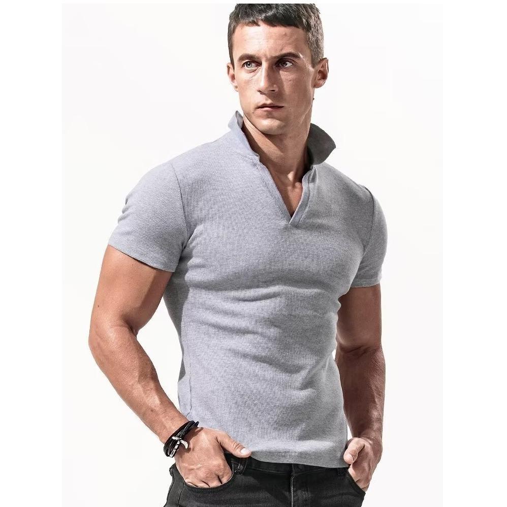 Летняя рубашка с лацканами, повседневная мужская рубашка с коротким рукавом, облегающая, однотонная, мужской топ 3XL серый
Летняя рубашка с лацканами, повседневная мужская рубашка с коротким рукавом, облегающая, однотонная, мужской топ 3XL серый