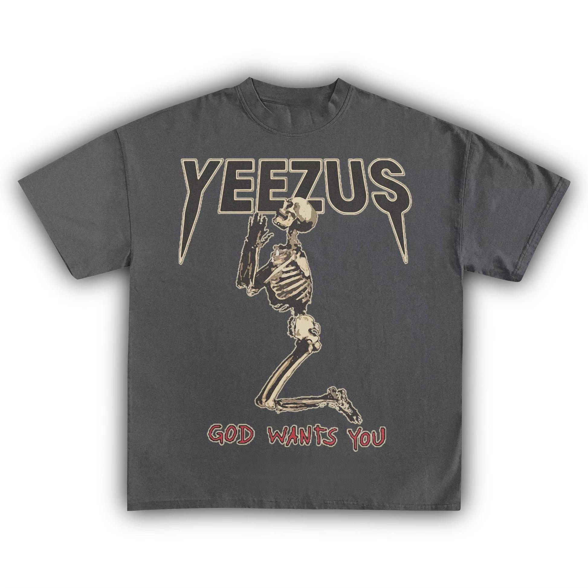 Yeezus Kanye West American Rapper Cotton Tshirt Women Unisex Fans Essentials Short Sleeve Retro Tops Summer Vintage Print Tees 4XL
Yeezus Kanye West American Rapper Cotton Tshirt Women Unisex Fans Essentials Short Sleeve Retro Tops Summer Vintage Print Tees 4XL