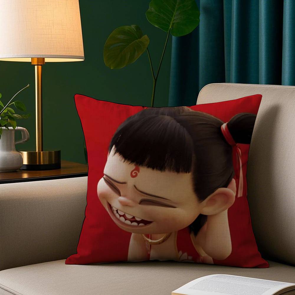 Cartoon Movie Nezha Pillow Case Plush Fabric Soft Pillowcase Double Sided Print Sofa Cushion Cover Throw 16x16Inch
Cartoon Movie Nezha Pillow Case Plush Fabric Soft Pillowcase Double Sided Print Sofa Cushion Cover Throw 16x16Inch