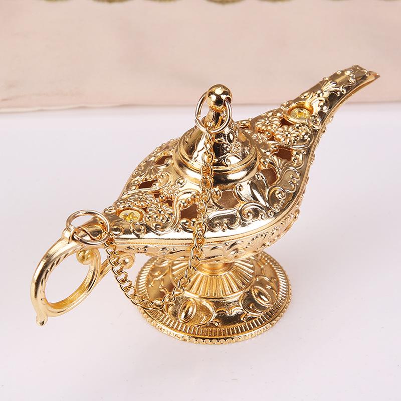 European Style Decorative Metal Aladdin s Lamp Ornament
European Style Decorative Metal Aladdin s Lamp Ornament