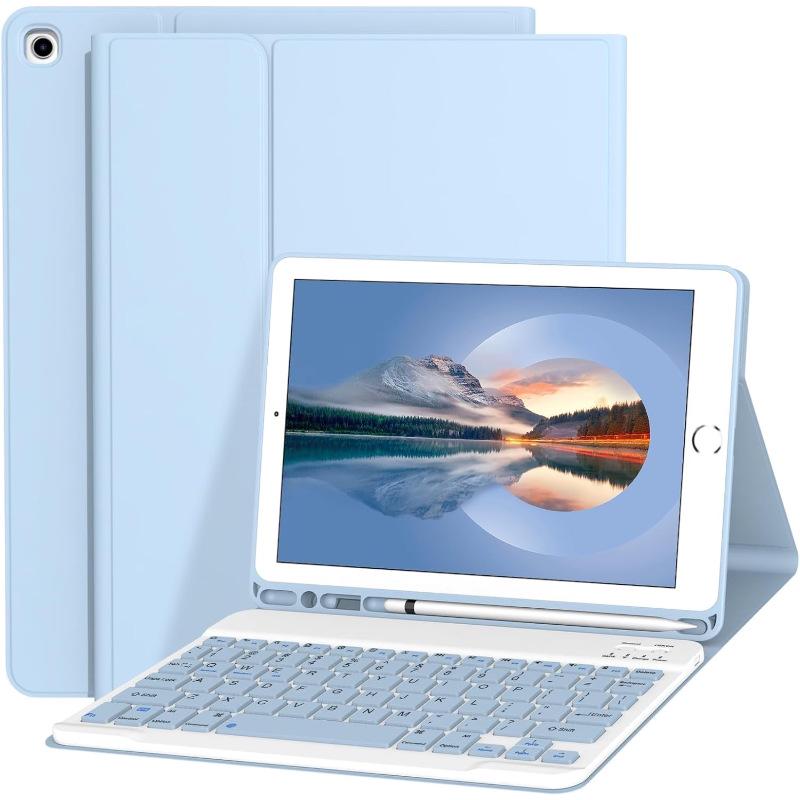 Detachable Magnetic Leather Bluetooth Keyboard Case for iPad 7th, 8th, 9th Gen & Pro 10.25/Air 3 10.2/10.5 inch compatible
Detachable Magnetic Leather Bluetooth Keyboard Case for iPad 7th, 8th, 9th Gen & Pro 10.25/Air 3 10.2/10.5 inch compatible