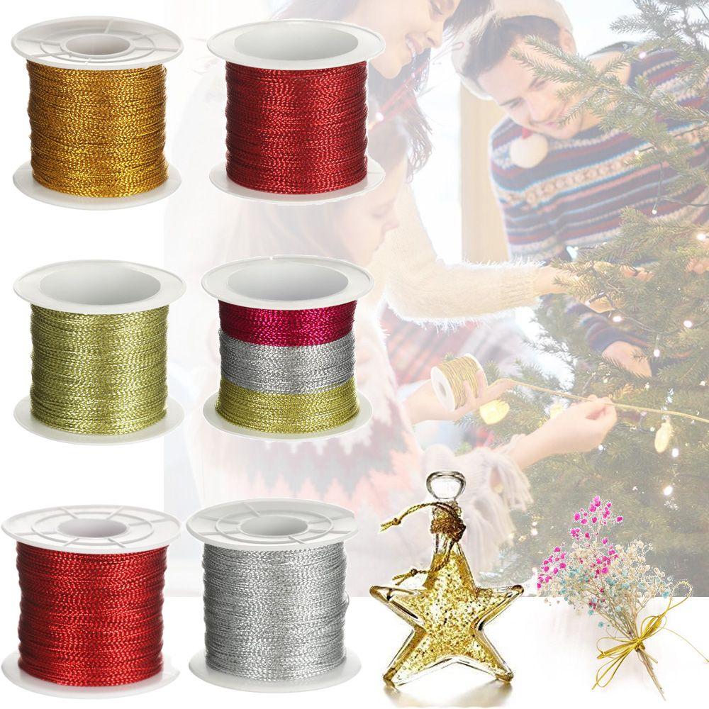 Rope Bracelet Making Tag Line Packaging Thread Christmas Strap Ribbon Tinsel String Metallic Cord 20m срібний
Rope Bracelet Making Tag Line Packaging Thread Christmas Strap Ribbon Tinsel String Metallic Cord 20m срібний