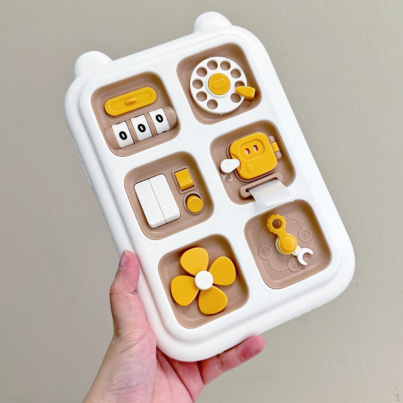 Activity Board -puzzle Game Sensory Toy Educational for Over 18+ Months of Birthday Present жовтий
Activity Board -puzzle Game Sensory Toy Educational for Over 18+ Months of Birthday Present жовтий