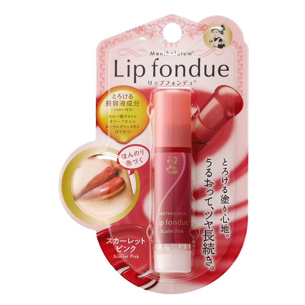 Mentholatum Lip Scarlet Fondue, Pink, 4.2g
Mentholatum Lip Scarlet Fondue, Pink, 4.2g