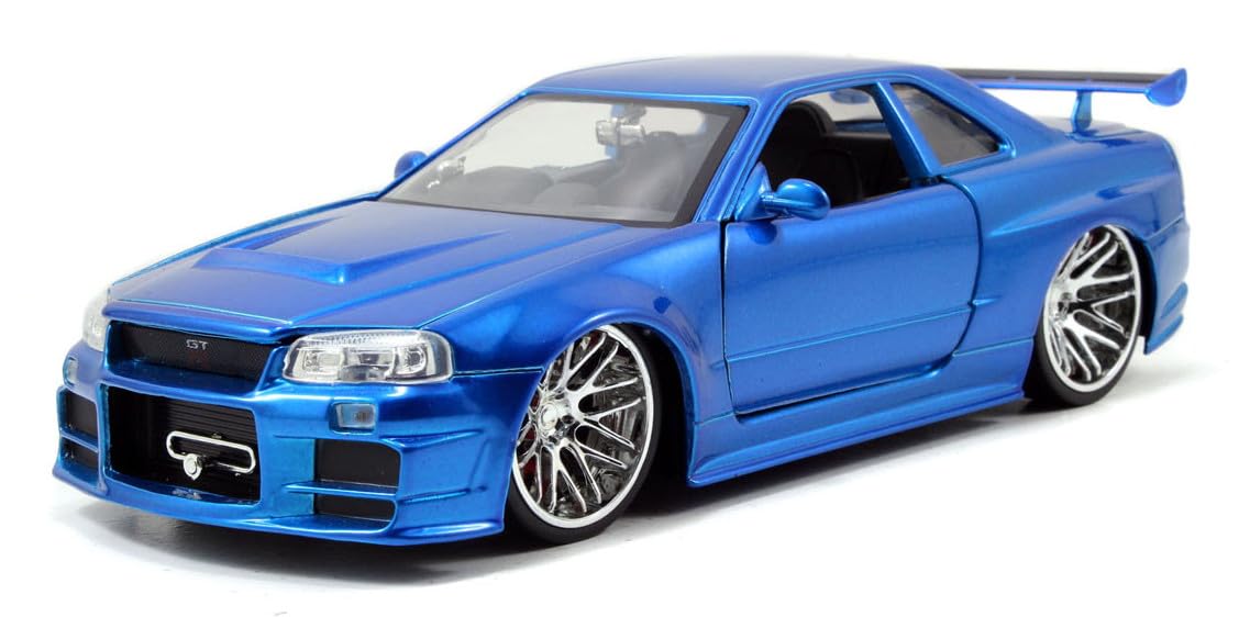 Kyosho Jada Toys Серия Форсаж Nissan Skyline Синий Готовая модель JADA97173 и 1/24 F&F GT-R (Р34) (Брайан)
Kyosho Jada Toys Серия Форсаж Nissan Skyline Синий Готовая модель JADA97173 и 1/24 F&F GT-R (Р34) (Брайан)