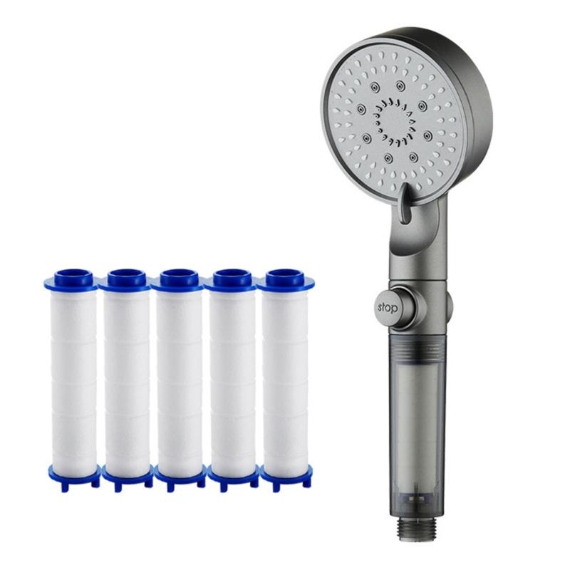 Регулируемая фильтрованная душевая лейка с ручным распылителем и 5 дополнительными фильтрами Универсальная сантехника для ванной 1
Регулируемая фильтрованная душевая лейка с ручным распылителем и 5 дополнительными фильтрами Универсальная сантехника для ванной 1