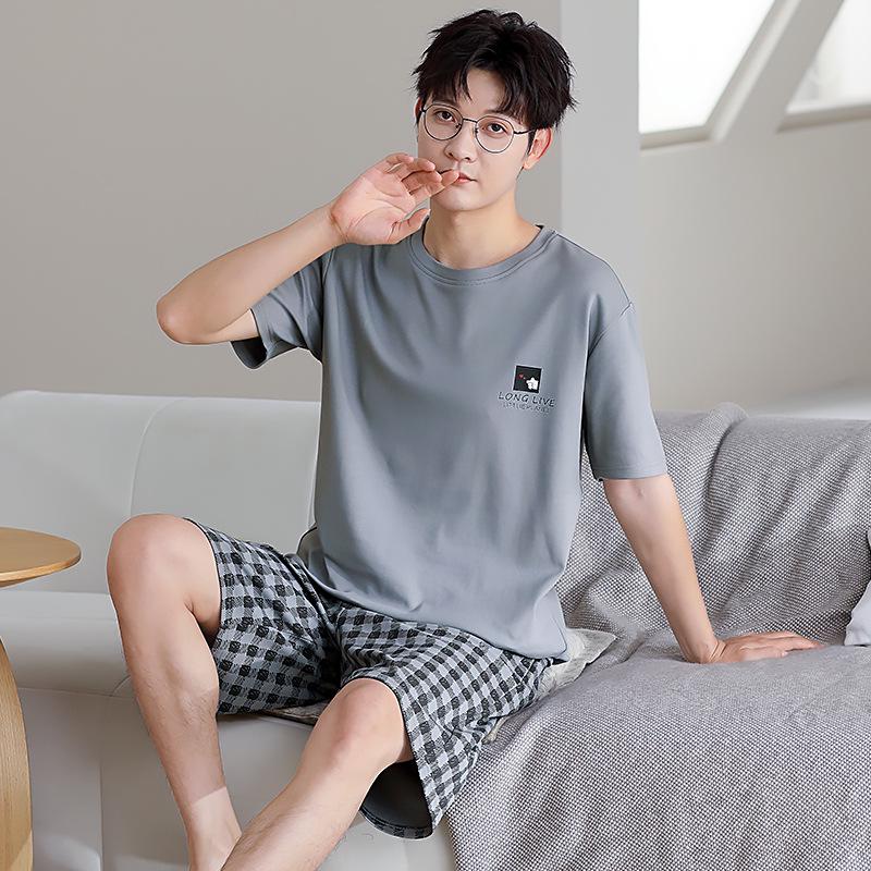 Couples Summer Cotton Pajama Set with Chest Pads - Cartoon Short Sleeve & Shorts for Men, Women, and Outdoor Wear L
Couples Summer Cotton Pajama Set with Chest Pads - Cartoon Short Sleeve & Shorts for Men, Women, and Outdoor Wear L