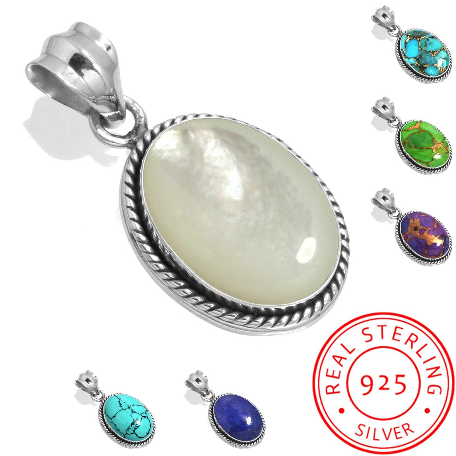 925 Sterling Silver Pendant Women Gemstone Handmade Jewelry New Year Gift Blue Green Purple Copper Turquoise Pearl Lapis Mother Of Pearl Solitaire перламутровий колір
925 Sterling Silver Pendant Women Gemstone Handmade Jewelry New Year Gift Blue Green Purple Copper Turquoise Pearl Lapis Mother Of Pearl Solitaire перламутровий колір