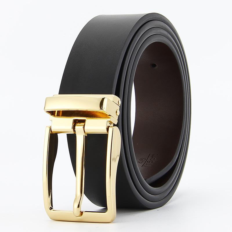 Ремень мужской с игольной пряжкой, из натуральной коровьей кожи, корейский, деловой и повседневный, ремень из коровьей кожи второго слоя, мужской ремень 110-130CM
Ремень мужской с игольной пряжкой, из натуральной коровьей кожи, корейский, деловой и повседневный, ремень из коровьей кожи второго слоя, мужской ремень 110-130CM