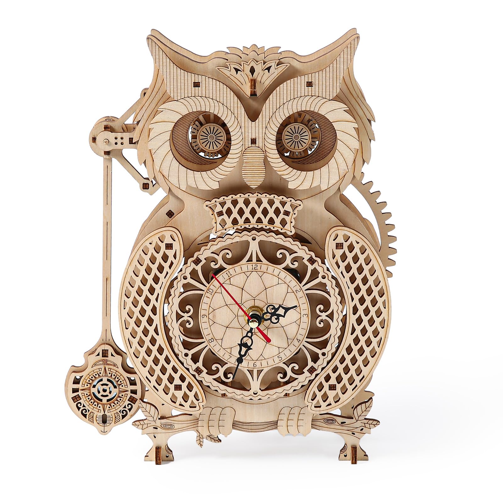 CRESYMME Wooden 3D Puzzle Wood 3D Model Building Kit Gift for Kids and Adults (Owl Clock)
CRESYMME Wooden 3D Puzzle Wood 3D Model Building Kit Gift for Kids and Adults (Owl Clock)