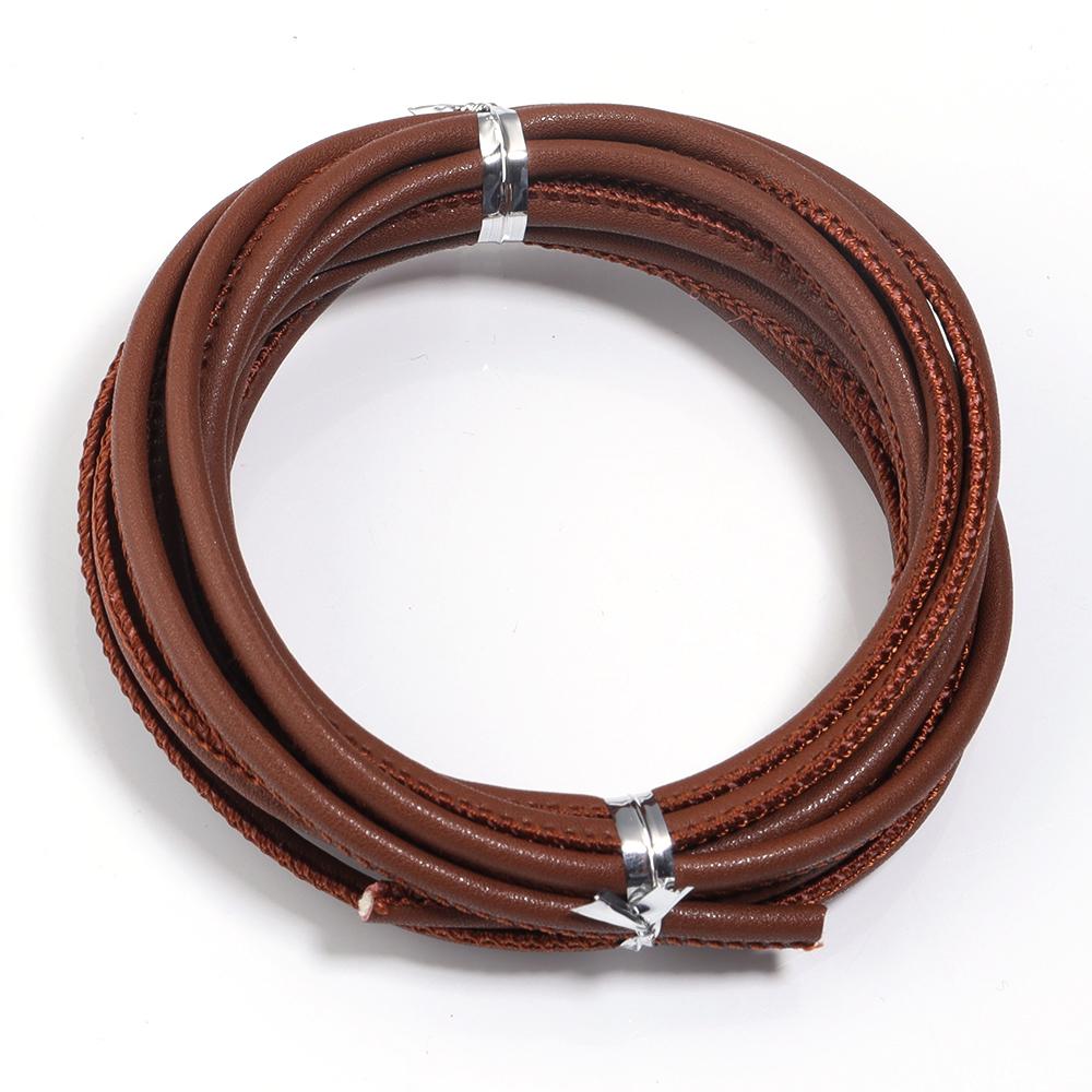 5 Yard/lot 3mm Colorful Sheepskin Round Leather Cord for DIY Bracelets Necklace Jewelry Making Findings Women s Belt Accessories 3mm глибокий кавового кольору
5 Yard/lot 3mm Colorful Sheepskin Round Leather Cord for DIY Bracelets Necklace Jewelry Making Findings Women s Belt Accessories 3mm глибокий кавового кольору