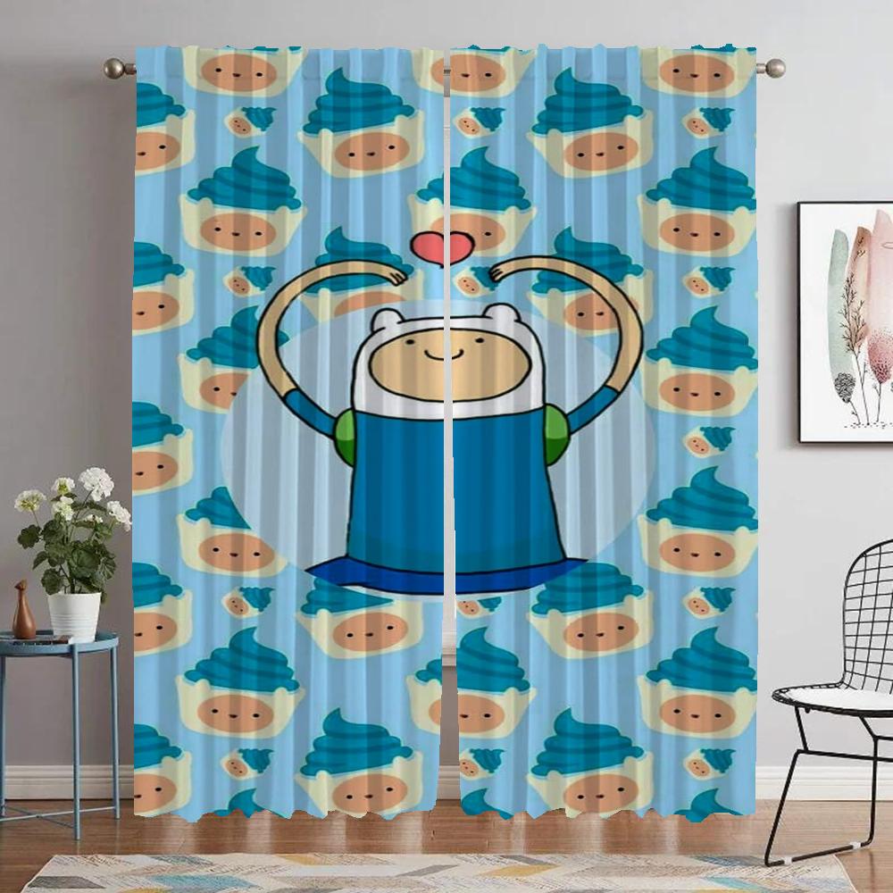 Adventure Time Kitchen Curtains for Living Room Curtain Shades Home Interior Curtains 2 Pieces Halloween Decoration Partition W50xH70cmx2pcs-CL
Adventure Time Kitchen Curtains for Living Room Curtain Shades Home Interior Curtains 2 Pieces Halloween Decoration Partition W50xH70cmx2pcs-CL