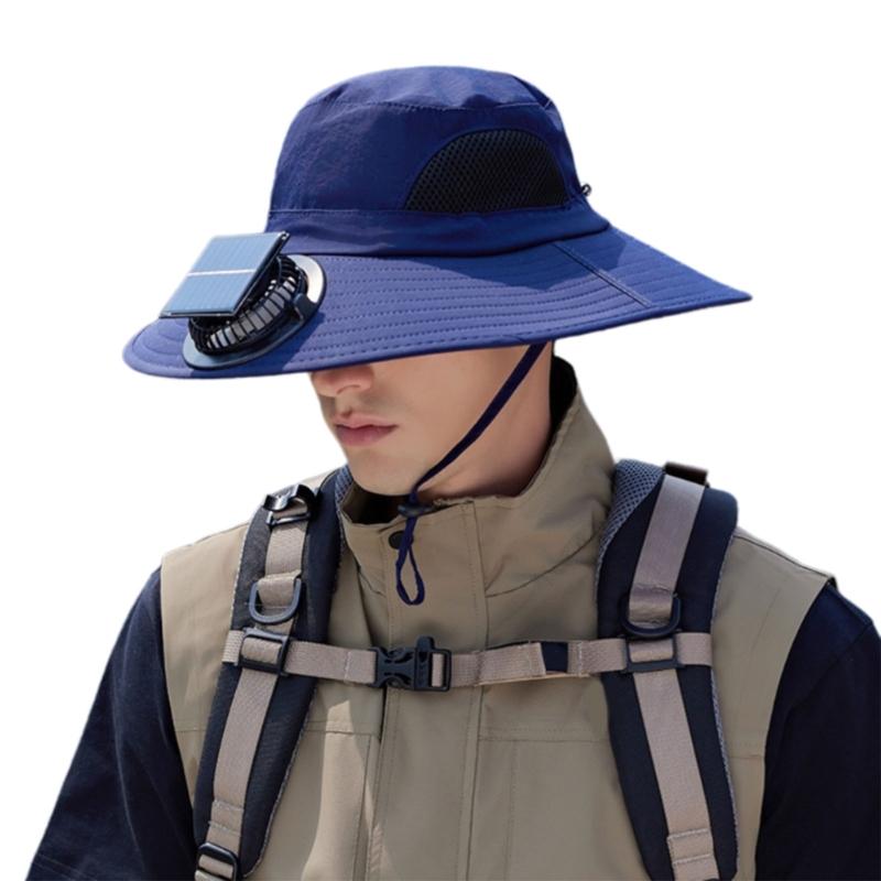 Solar Powered Outdoor Cooling Hat With Built In Fan For Hiking Fishing Lightweight Adjustable Sun Hat темно-синий
Solar Powered Outdoor Cooling Hat With Built In Fan For Hiking Fishing Lightweight Adjustable Sun Hat темно-синий