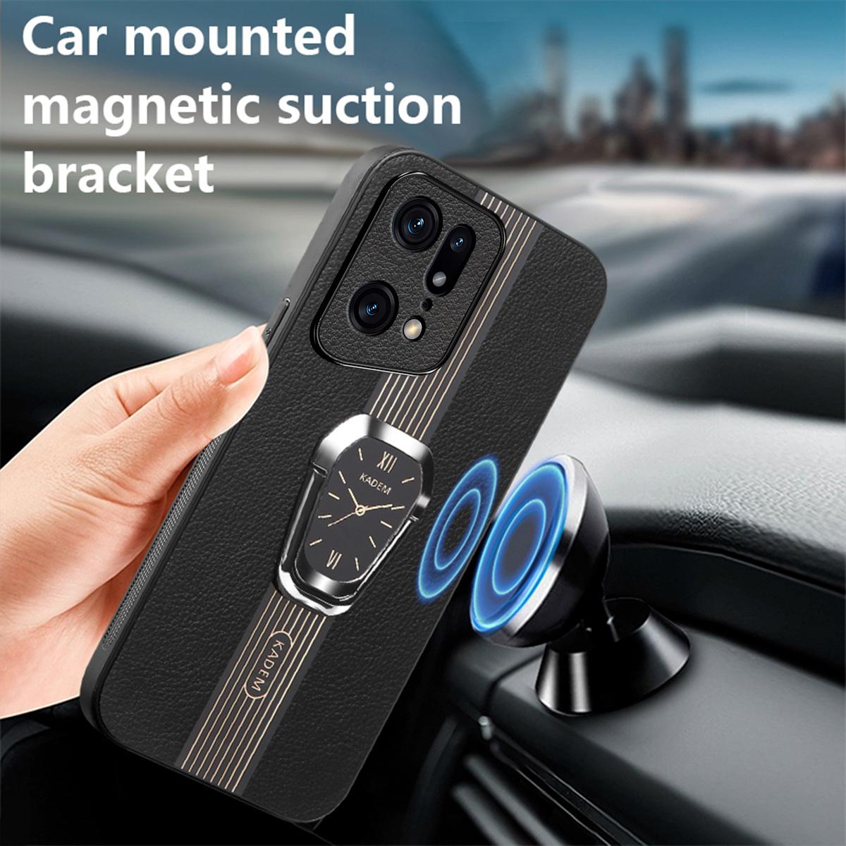 KADEM For Oppo Find X5 Pro Case Folding Kickstand Anti-drop Leather Coated Phone Cover Black
KADEM For Oppo Find X5 Pro Case Folding Kickstand Anti-drop Leather Coated Phone Cover Black