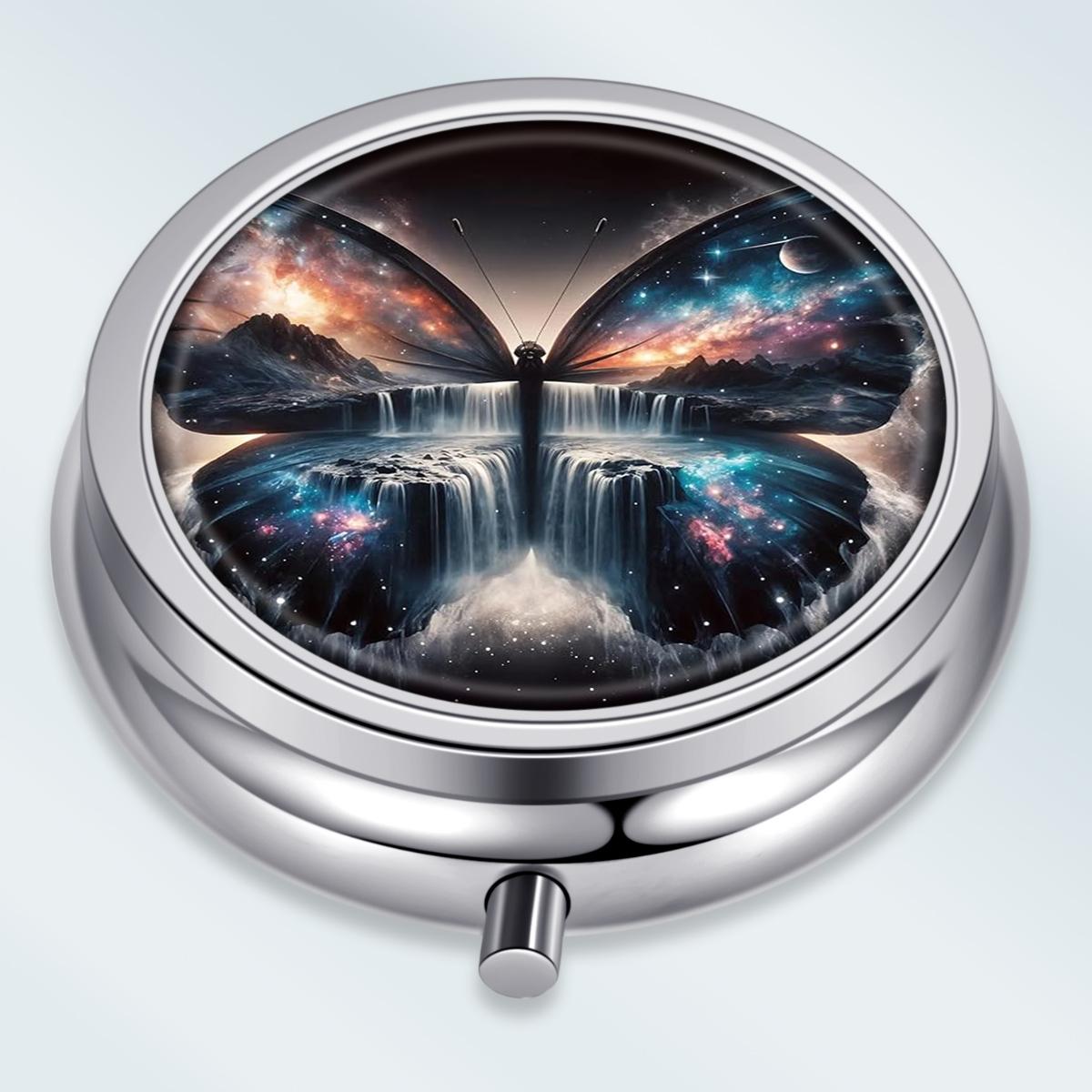 Portable Pill Box with 3 Compartments, Mini Metal Medicine Organizer Case, Cute Printed Pill Container for Vitamins, Pills, Jewelry, Travel, Daily Use разноцветный
Portable Pill Box with 3 Compartments, Mini Metal Medicine Organizer Case, Cute Printed Pill Container for Vitamins, Pills, Jewelry, Travel, Daily Use разноцветный