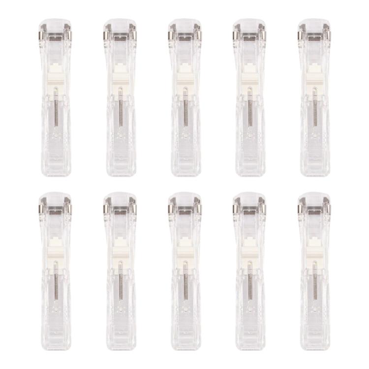 Pack of 10 File Clips Push Clips Plastic And Metal Spring Paper Clips No Crease Folder Document Holders For School Work прозорий білий колір
Pack of 10 File Clips Push Clips Plastic And Metal Spring Paper Clips No Crease Folder Document Holders For School Work прозорий білий колір