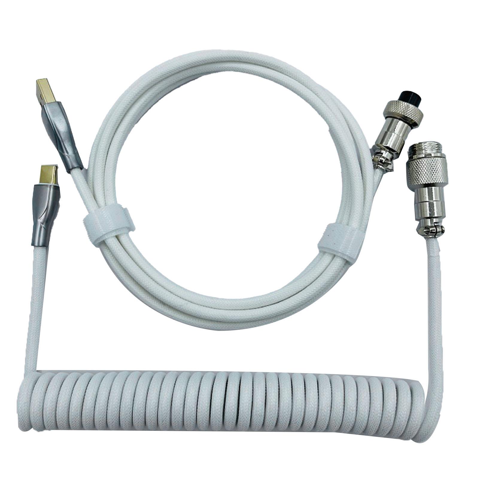 Gaming Keyboard Cable Professional Retractable Sturdy Connector Coiled Keyboard Cable for белый
Gaming Keyboard Cable Professional Retractable Sturdy Connector Coiled Keyboard Cable for белый