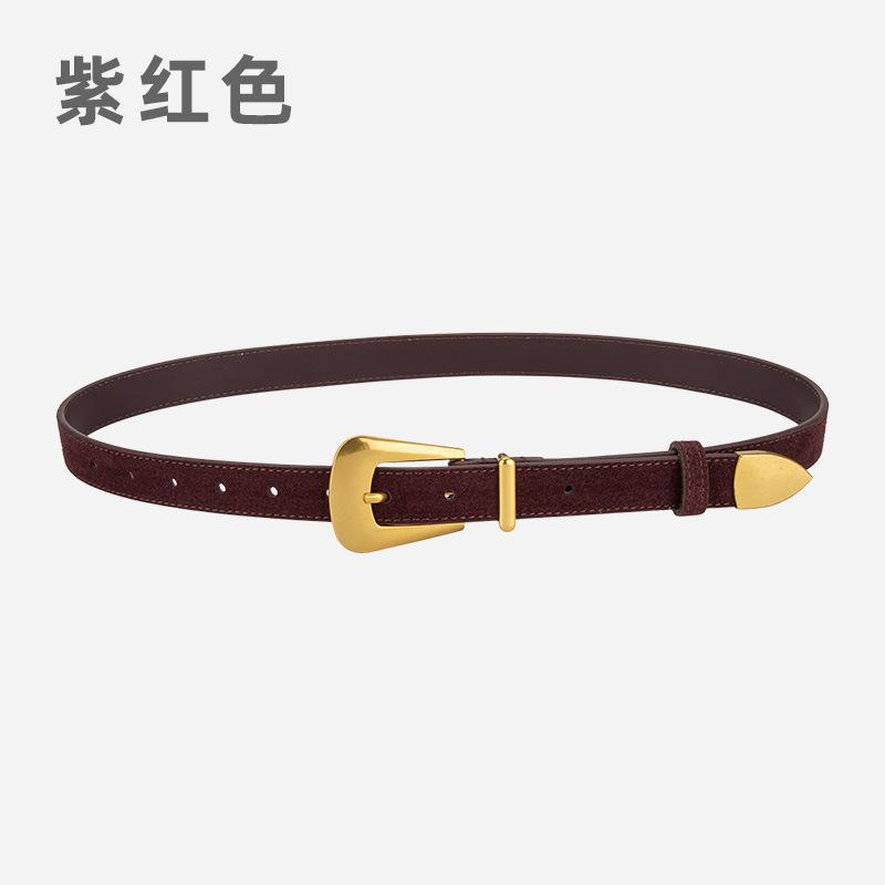 Женский кожаный ремень Niche Design Matte Velvet Retro Jeans Belt Women 110cm
Женский кожаный ремень Niche Design Matte Velvet Retro Jeans Belt Women 110cm