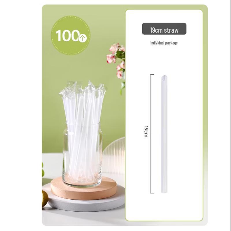 Xingduo Disposable Plastic Cups with Lids and 19cm Straws (100-Pack)
Xingduo Disposable Plastic Cups with Lids and 19cm Straws (100-Pack)