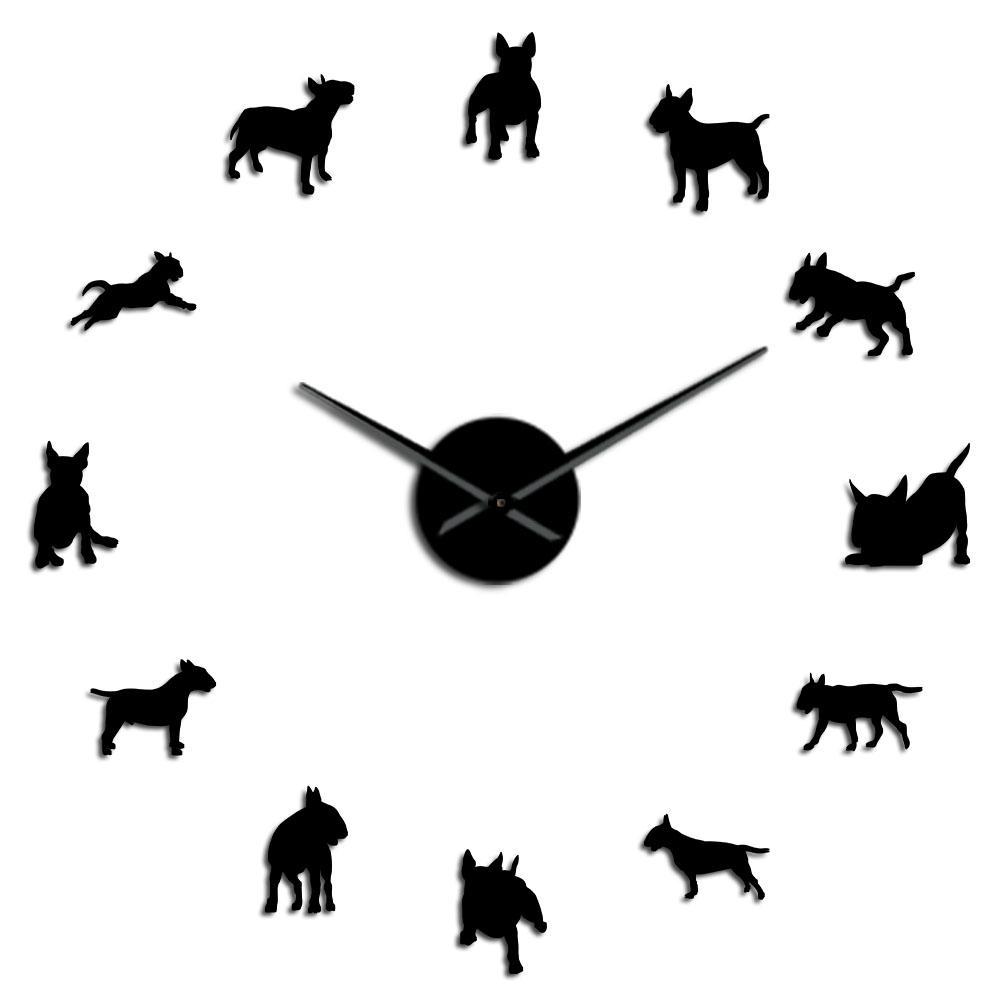 Bull Terrier Dog Wall Art DIY Large Wall Clock Dog Breed Pug Big Needle Clock Watch Pet Shop Decor Gift for Bull Terrier Lovers (Black,27 Inch) чорний
Bull Terrier Dog Wall Art DIY Large Wall Clock Dog Breed Pug Big Needle Clock Watch Pet Shop Decor Gift for Bull Terrier Lovers (Black,27 Inch) чорний
