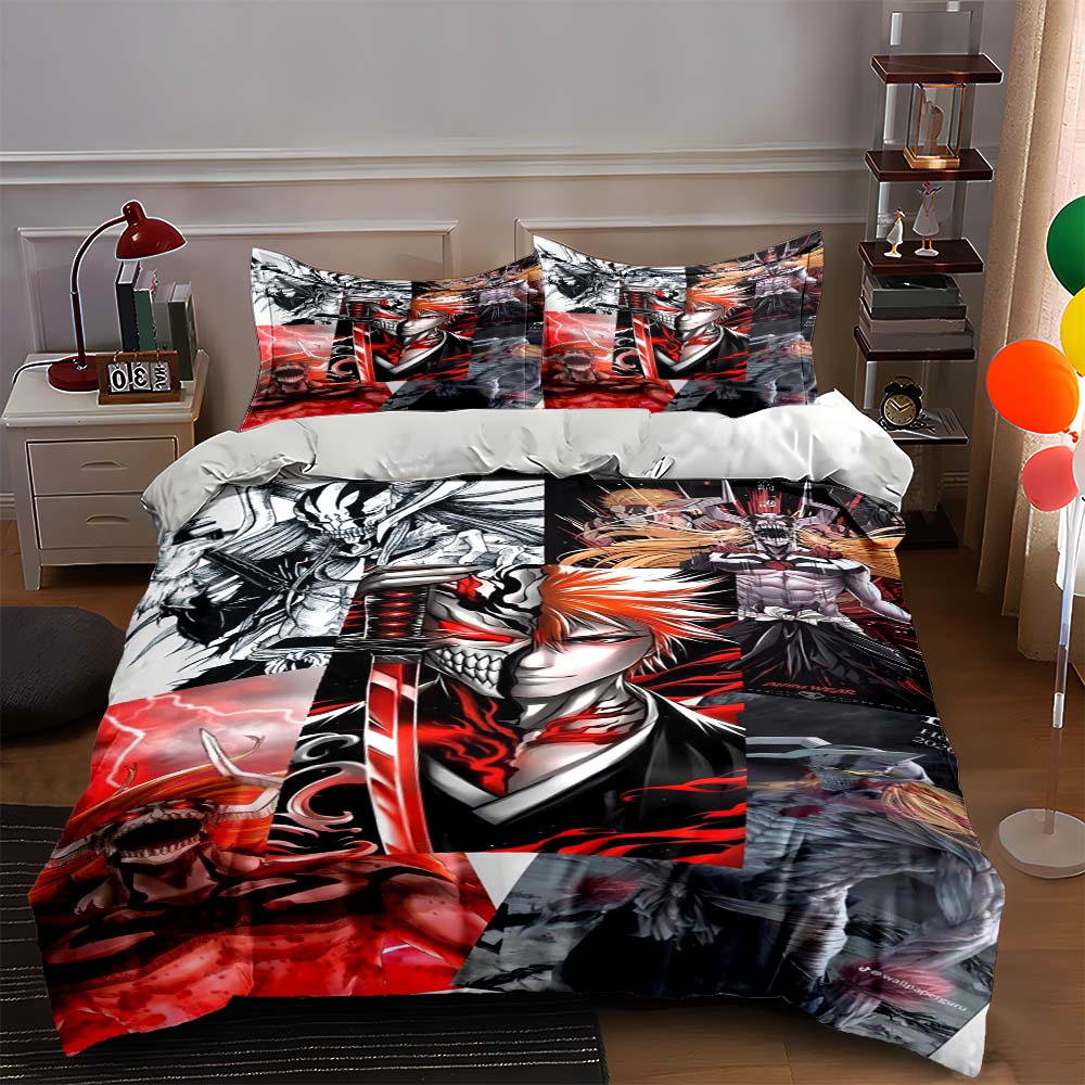 Anime-inspired graphic. Bedding Duvet cover sets Duvet covers Pillowcases gifts (1 * Duvet Cover 2 * Pillowcases, without duvet insert) 135x200cm
Anime-inspired graphic. Bedding Duvet cover sets Duvet covers Pillowcases gifts (1 * Duvet Cover 2 * Pillowcases, without duvet insert) 135x200cm