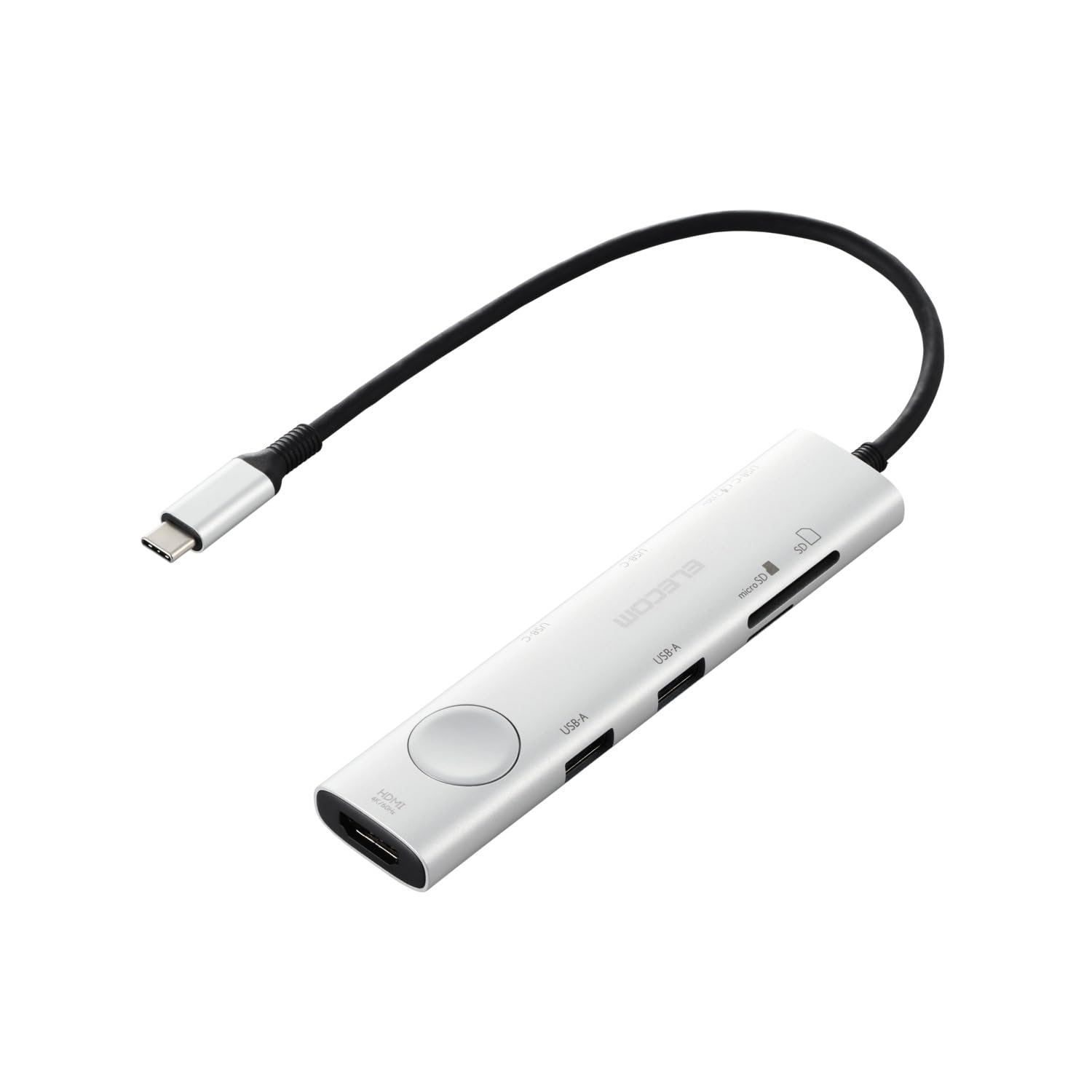 Док-станция ELECOM Hub 8-в-1 совместимая с PD 100 Вт HDMI 4K60 Гц высокоскоростная передача данных 5 Гбит/с с переключателем экрана x 2 x 3 серебристый USB-C вкл./выкл. USB-A серебряный
Док-станция ELECOM Hub 8-в-1 совместимая с PD 100 Вт HDMI 4K60 Гц высокоскоростная передача данных 5 Гбит/с с переключателем экрана x 2 x 3 серебристый USB-C вкл./выкл. USB-A серебряный