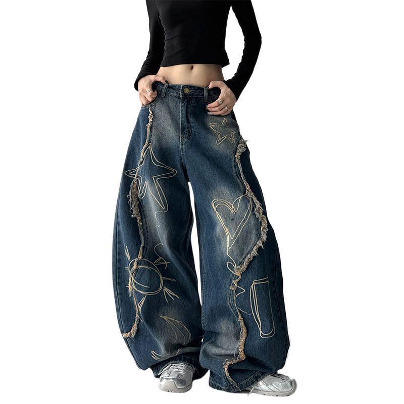 Autumn 2025 Curved Knife Hip Hop Wide-Leg Jeans for Women Extra Large синий
Autumn 2025 Curved Knife Hip Hop Wide-Leg Jeans for Women Extra Large синий