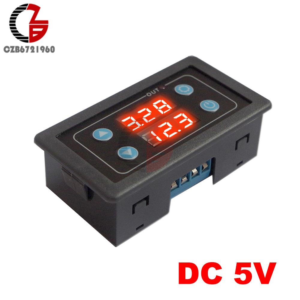 5V 12V 24V 110V 220V Digital Time Relay Module Dual Display Time Delay Relay Timer Switch Power Control for Car Home LED Light DC 5V
5V 12V 24V 110V 220V Digital Time Relay Module Dual Display Time Delay Relay Timer Switch Power Control for Car Home LED Light DC 5V