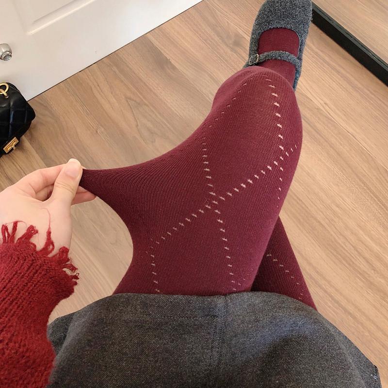 High Quality Hollow Rhombus Elastic Slimming Cotton Tights Women Autumn Winter Warm Sexy Stockings INS Style Bottomed Pantyhose One Size вино красного
High Quality Hollow Rhombus Elastic Slimming Cotton Tights Women Autumn Winter Warm Sexy Stockings INS Style Bottomed Pantyhose One Size вино красного