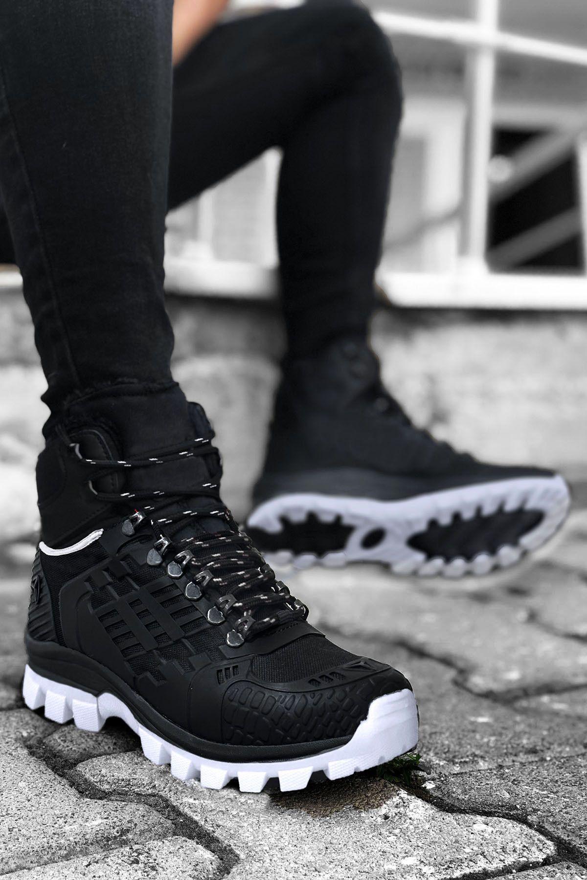 Men s Fashion Waterproof Flat Heeled Booties Bootie Black White Waterproof Outdoor Trekking Boots Shoes 39
Men s Fashion Waterproof Flat Heeled Booties Bootie Black White Waterproof Outdoor Trekking Boots Shoes 39
