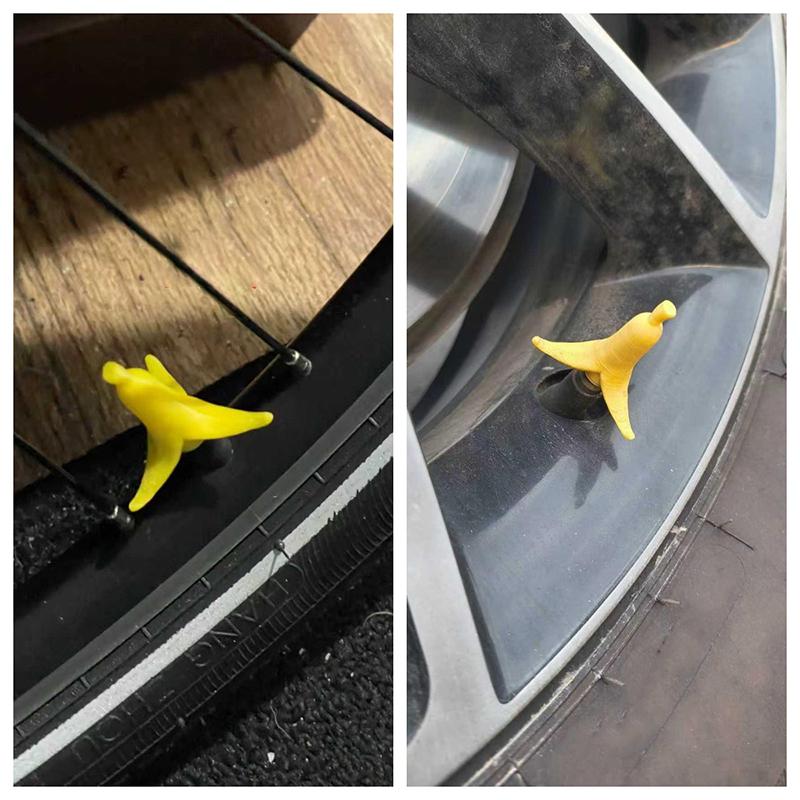 Funny Banana Peel Valve Caps Auto Tire Valve Stem Caps Tire Air Valve Caps For Car Motorcycle Bicycle 1pc
Funny Banana Peel Valve Caps Auto Tire Valve Stem Caps Tire Air Valve Caps For Car Motorcycle Bicycle 1pc