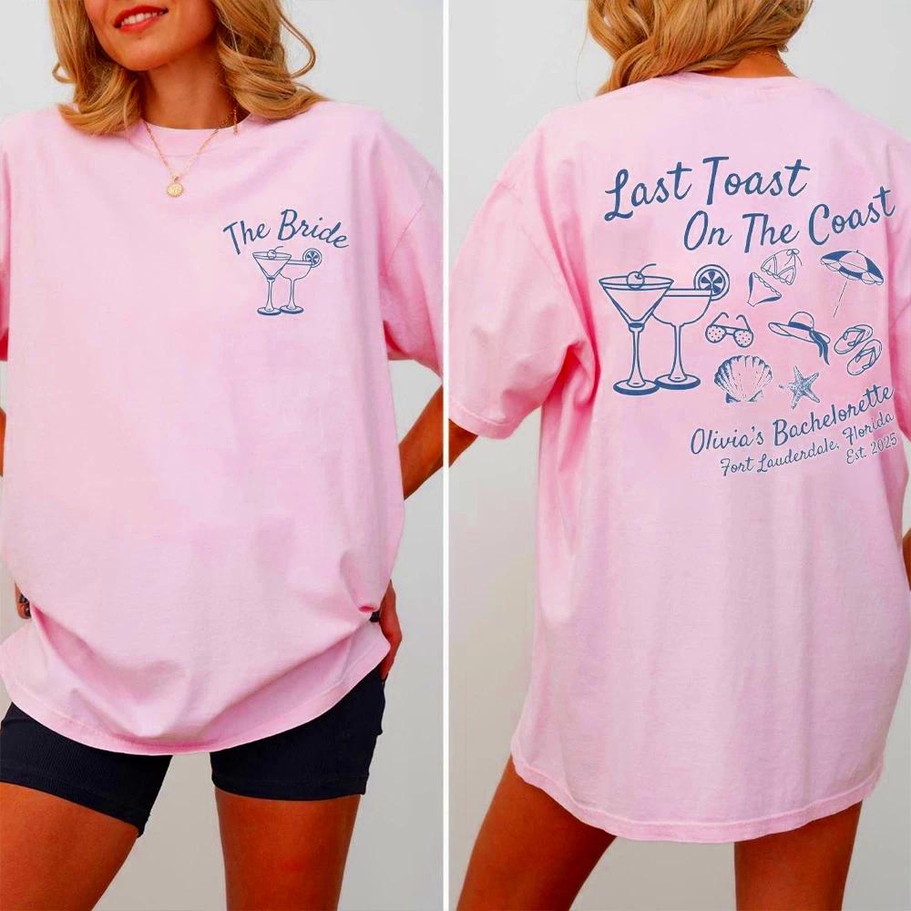 Women Last Toast On The Coast Shirts Beach Bachelorette Party Shirts Funny Comfort Shirts Cotton Y2K Top Daily Trendy Streetwear 4XL
Women Last Toast On The Coast Shirts Beach Bachelorette Party Shirts Funny Comfort Shirts Cotton Y2K Top Daily Trendy Streetwear 4XL