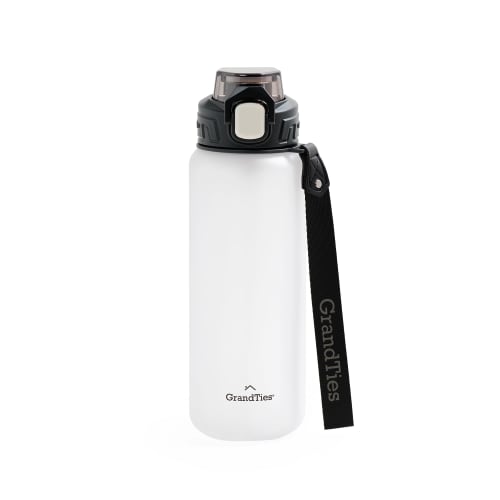 GRANDTIES Tritan Sports Water Bottle, 800ml, with a removable silicone straw, Tritan resin, leak-proof even upside down, one-push fastening, and a str
GRANDTIES Tritan Sports Water Bottle, 800ml, with a removable silicone straw, Tritan resin, leak-proof even upside down, one-push fastening, and a str