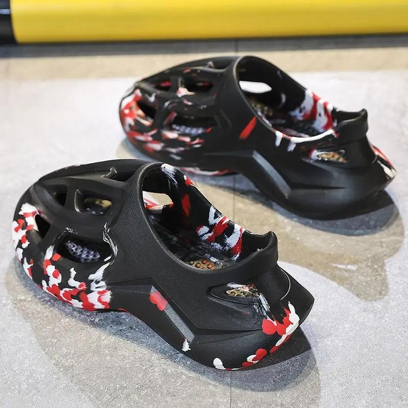 Модные резиновые мужские сандалии Японские оригинальные туфли с отверстиями Ева Новинка Роскошные H Скидка Босиком Взрослые в Приветственное предложение ПВХ Мужские Пляжные 45
Модные резиновые мужские сандалии Японские оригинальные туфли с отверстиями Ева Новинка Роскошные H Скидка Босиком Взрослые в Приветственное предложение ПВХ Мужские Пляжные 45