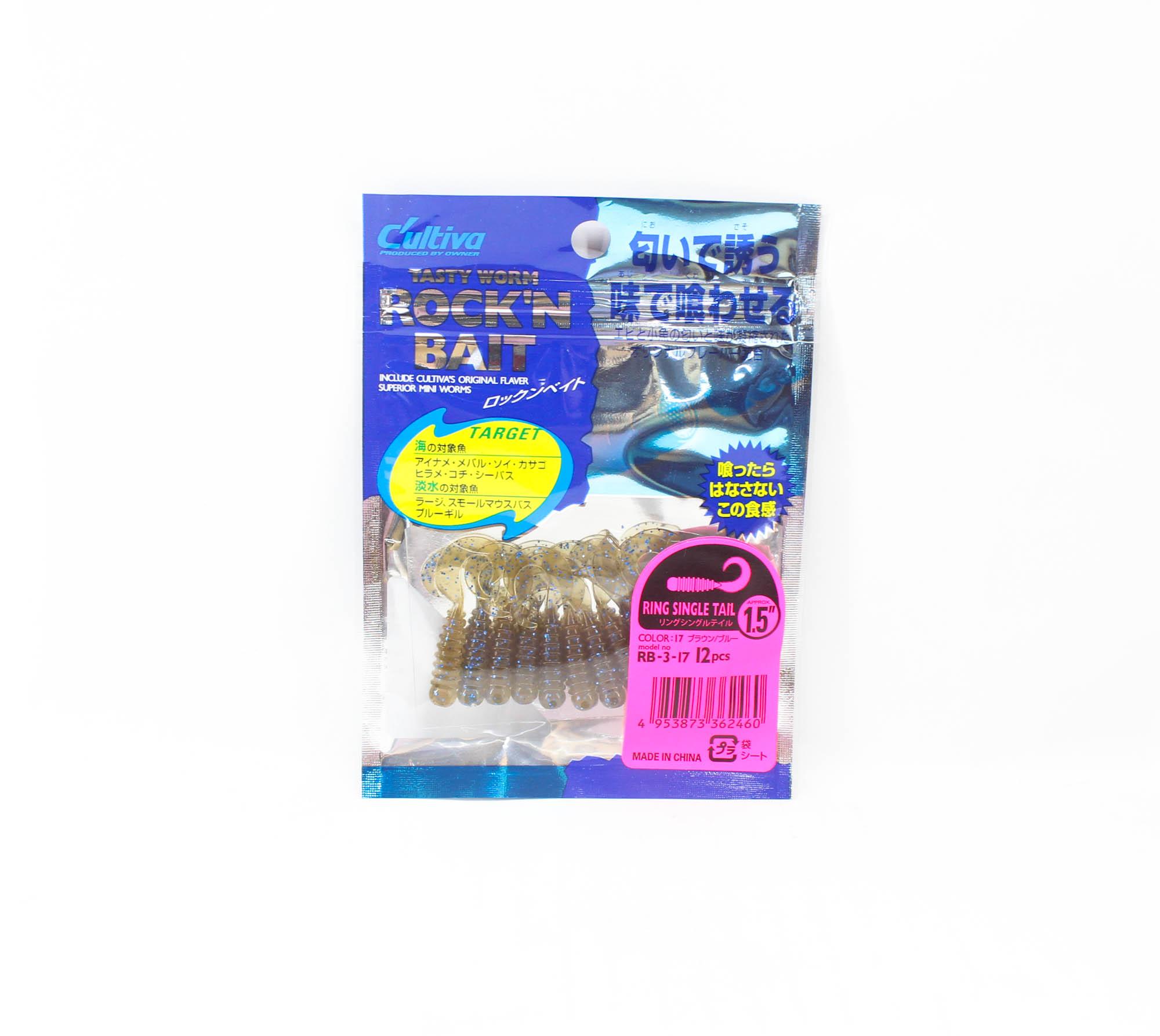 Мягкая приманка Owner Soft Lure RB-3, кольцо, одиночная личинка, 12 штук, 1,5 дюйма 17 (2460)
Мягкая приманка Owner Soft Lure RB-3, кольцо, одиночная личинка, 12 штук, 1,5 дюйма 17 (2460)