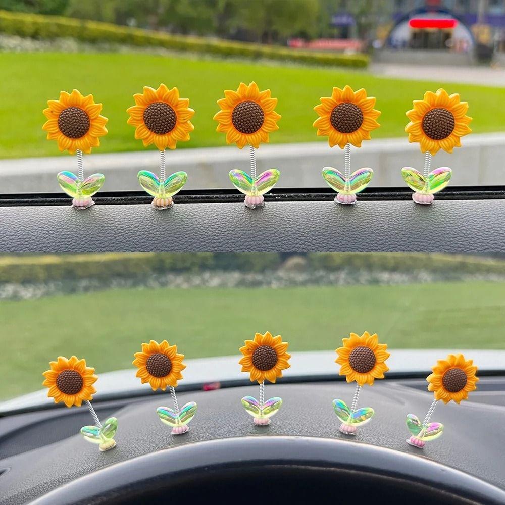 Car Ornament Shake Head Flower Floral Spring Car Swinging Flower Flower Car Ornaments Dashboard 5Pcs
Car Ornament Shake Head Flower Floral Spring Car Swinging Flower Flower Car Ornaments Dashboard 5Pcs