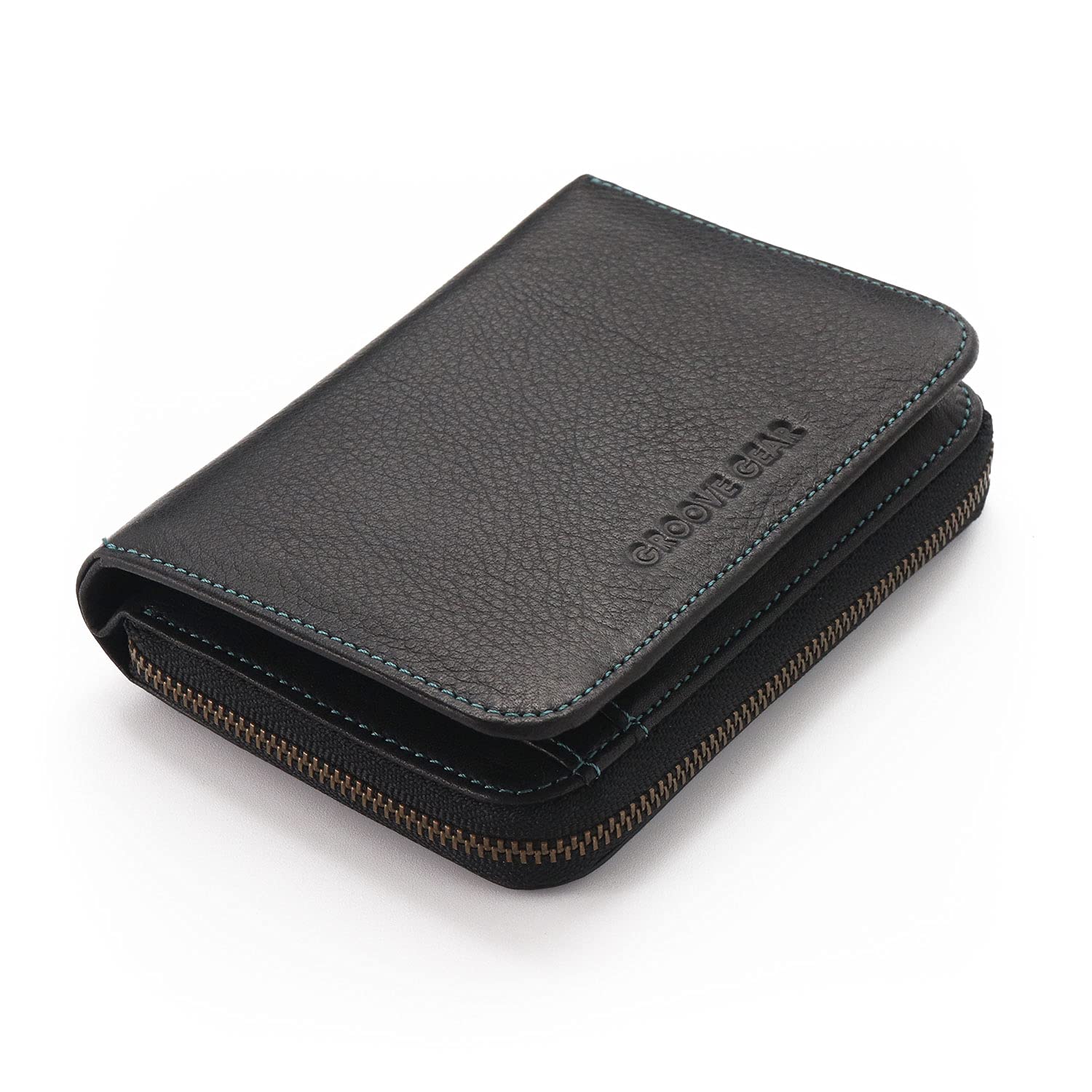 GROOVE GEAR Compact Bifold Wallet with Genuine Leather and Round Made in Men s Zipper, Japan, ggs-1025 (Black)
GROOVE GEAR Compact Bifold Wallet with Genuine Leather and Round Made in Men s Zipper, Japan, ggs-1025 (Black)