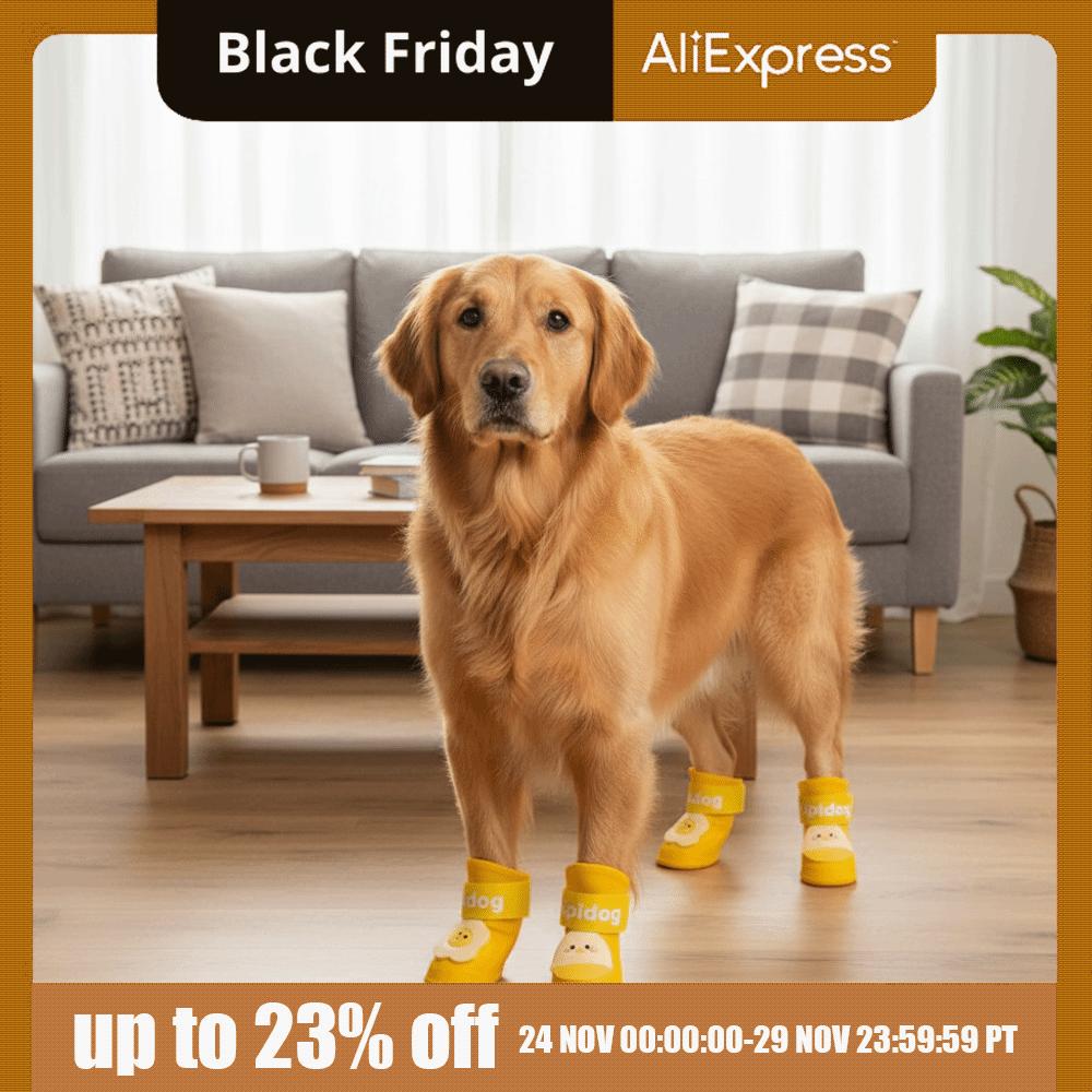 4Pcs/Set Silicone Pet Rain Boot Waterproof Anti Slip Sole Puppy Shoes Cartoon Wear Resistance Outdoor Dog Footwear Outdoor M синій
4Pcs/Set Silicone Pet Rain Boot Waterproof Anti Slip Sole Puppy Shoes Cartoon Wear Resistance Outdoor Dog Footwear Outdoor M синій