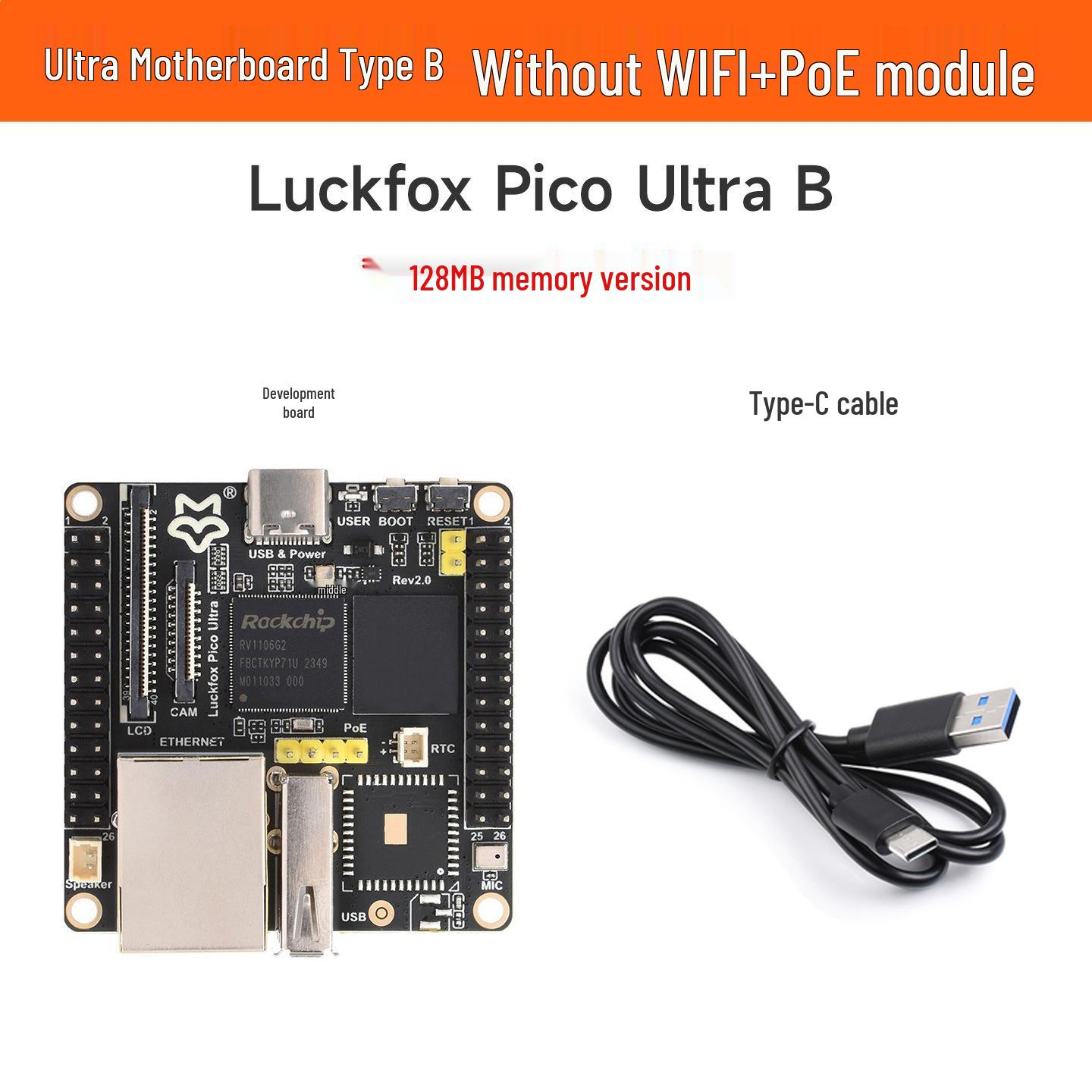 Xinghuo RV1106 Linux Dev Board Ultra Series with Optional 8GB EMMC (RV1106G2/G3)
Xinghuo RV1106 Linux Dev Board Ultra Series with Optional 8GB EMMC (RV1106G2/G3)