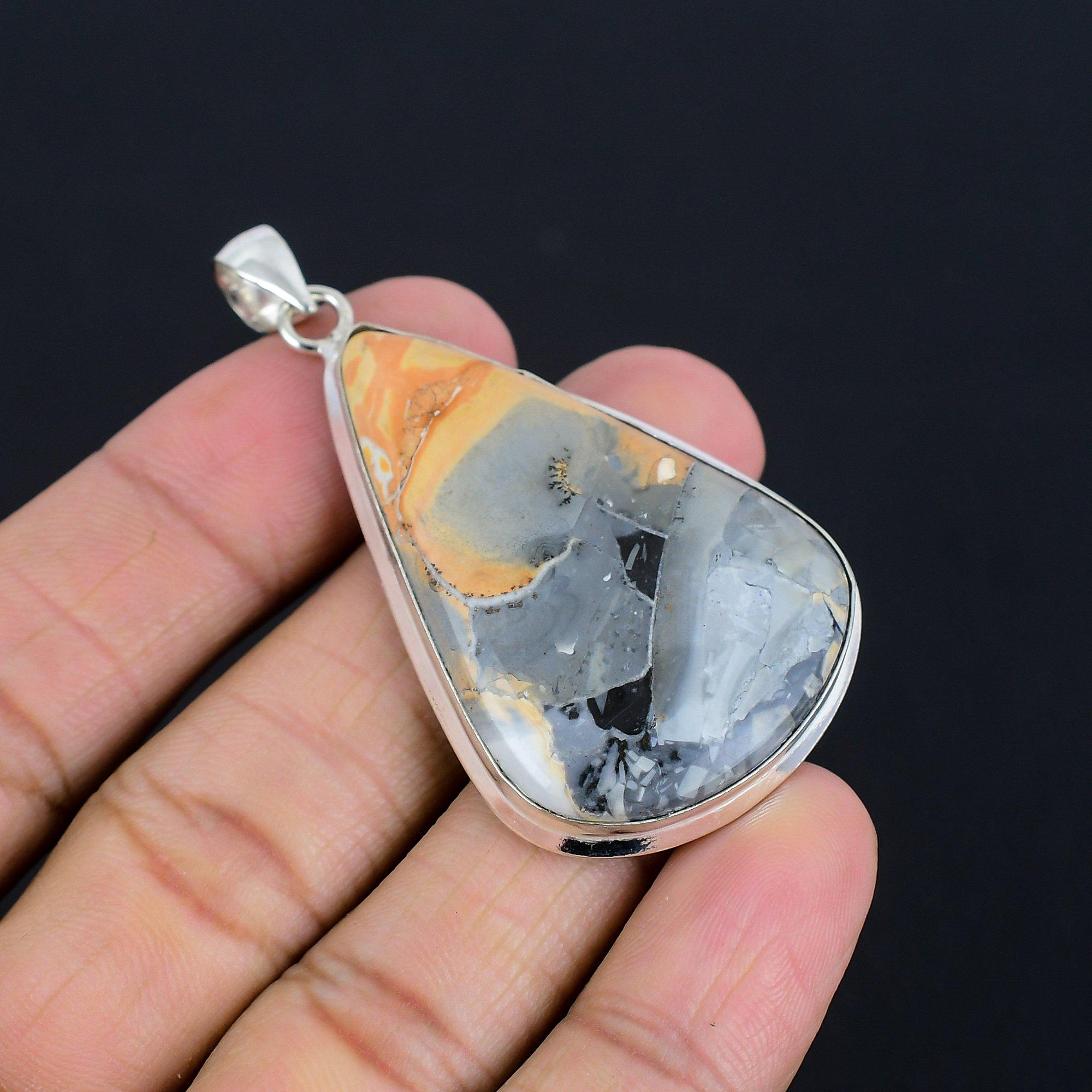 Ювелирная подвеска из серебра 925 пробы с драгоценным камнем Malingano Jasper 2,36 дюйма оранжевый
Ювелирная подвеска из серебра 925 пробы с драгоценным камнем Malingano Jasper 2,36 дюйма оранжевый