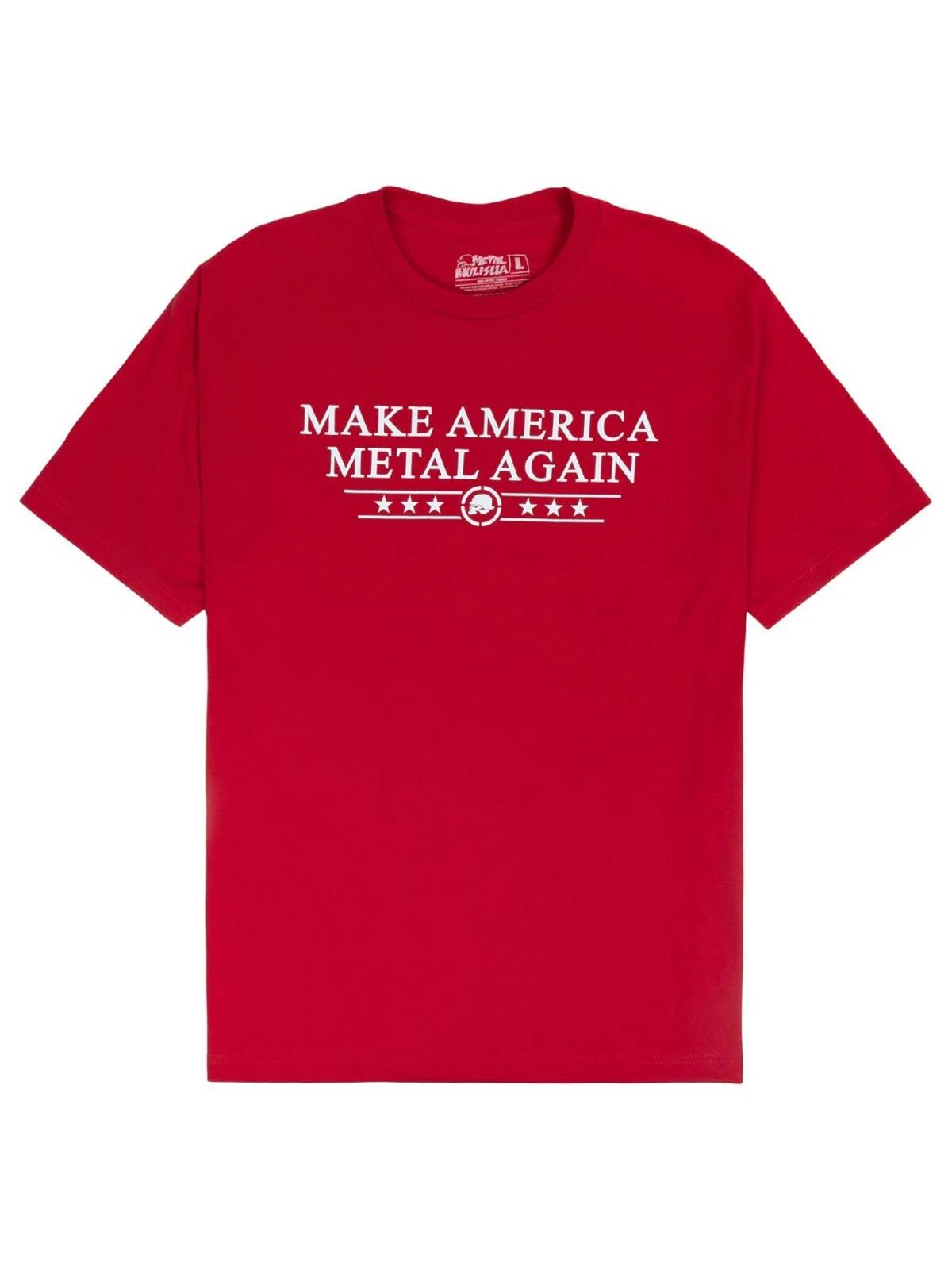 Metal Mulisha Men s Elected Short Sleeve Standard Tee Make America Metal Again S
Metal Mulisha Men s Elected Short Sleeve Standard Tee Make America Metal Again S