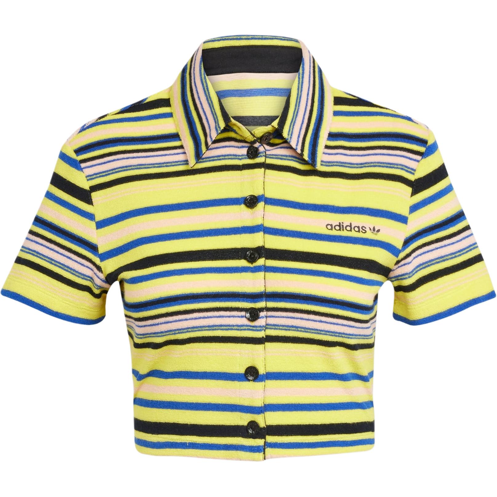 Adidas Originals Color Block Slim Fit Однобортная рубашка на пуговицах с коротким рукавом Женские рубашки Многоцветный JC5333 S
Adidas Originals Color Block Slim Fit Однобортная рубашка на пуговицах с коротким рукавом Женские рубашки Многоцветный JC5333 S