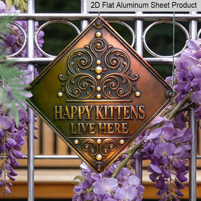 2D Flat -1pc Metal Wall Sign Featuring a Cat Theme, Perfect for Cat Lovers, And Suitable for Decorating Living Rooms, Entryways, Studies, Dining 20*20cm
2D Flat -1pc Metal Wall Sign Featuring a Cat Theme, Perfect for Cat Lovers, And Suitable for Decorating Living Rooms, Entryways, Studies, Dining 20*20cm
