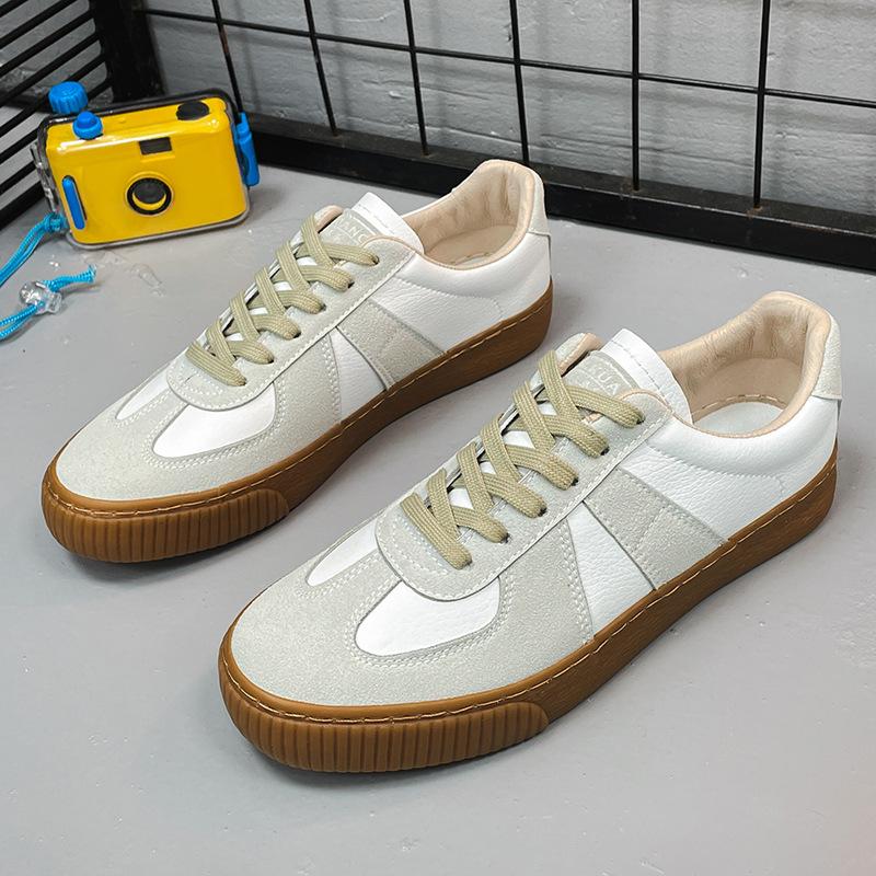 Ретро немецкие тренировочные белые туфли мужские парные модели весна новые дышащие нишевые повседневные спортивные туфли для доски подошва из коровьего сухожилия 35 women серый
Ретро немецкие тренировочные белые туфли мужские парные модели весна новые дышащие нишевые повседневные спортивные туфли для доски подошва из коровьего сухожилия 35 women серый