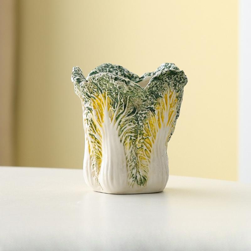 Makeup Brush Storage Cylinder High End Ceramic Cabbage Pen Holder Ornament, High Value Cosmetics, Lipstick, Desktop Storage Box.
Makeup Brush Storage Cylinder High End Ceramic Cabbage Pen Holder Ornament, High Value Cosmetics, Lipstick, Desktop Storage Box.