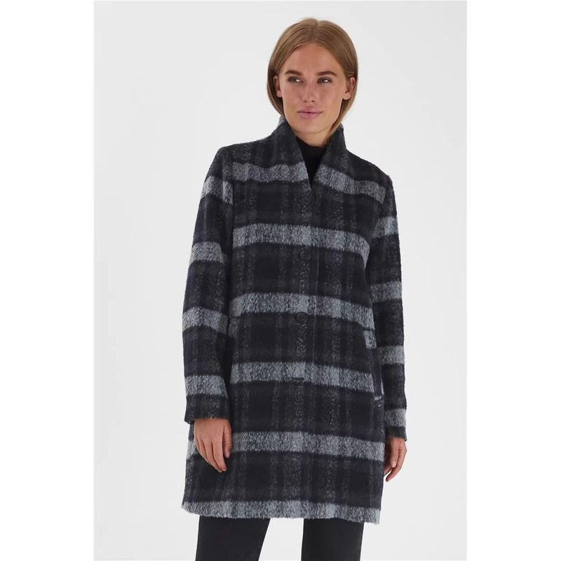 European Export Original Order Leftover Stock Small Plaid Stand Collar Spring & Fall Wool Blend Single Breasted Ladies Coat Woolen Coat Navy blue 40
European Export Original Order Leftover Stock Small Plaid Stand Collar Spring & Fall Wool Blend Single Breasted Ladies Coat Woolen Coat Navy blue 40